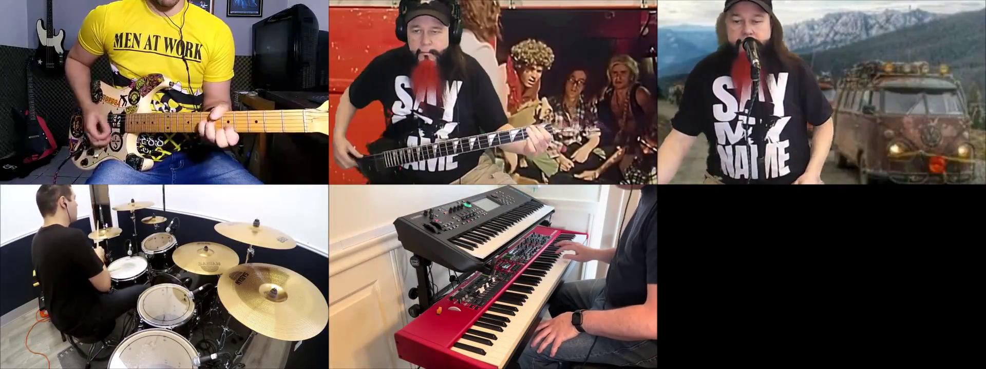 Man At Work Land Downunder A James cover