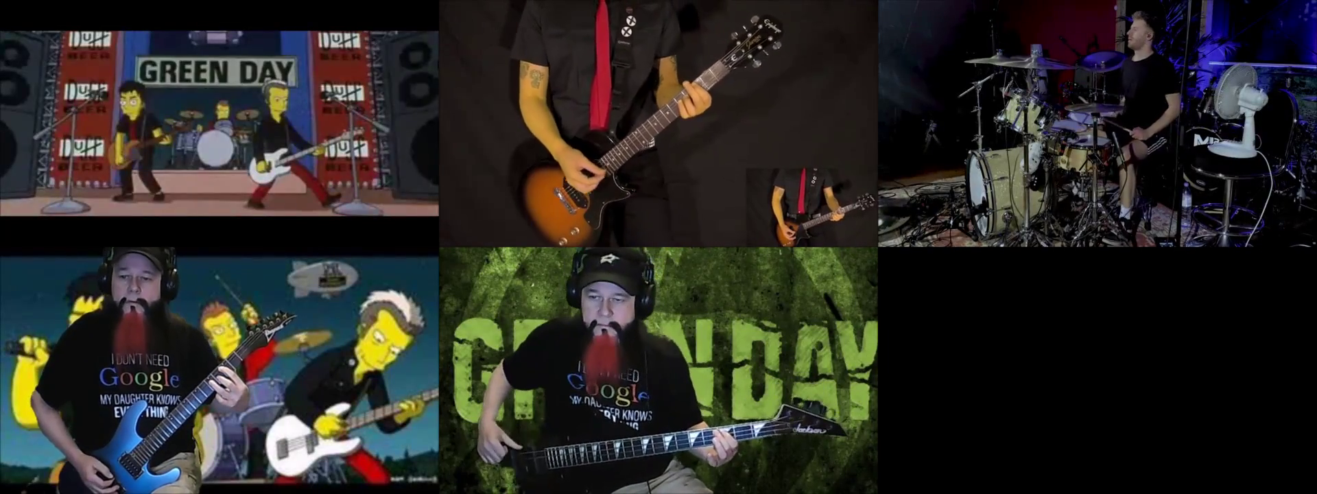 Green Day Simpsons Theme A James cover